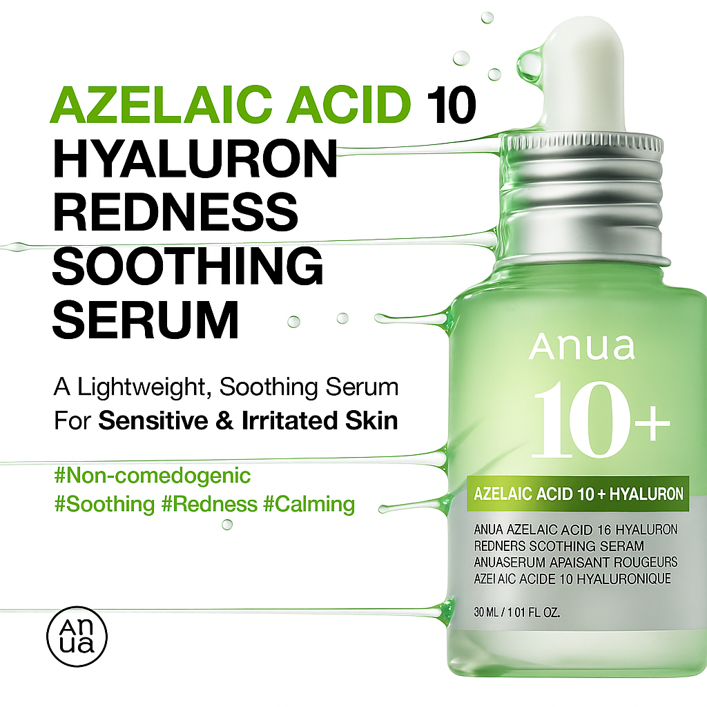 Anua Serum Set | Niacinamide + TXA4 | PDRN+ Hyaluron | Azelaic Acid + Hyaluron