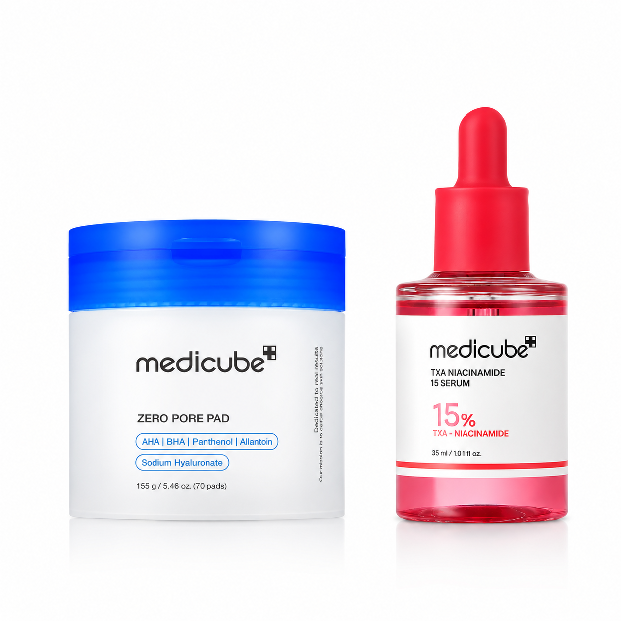 Medicube Set für fettige Haut | 2-Stufen Poren- & Glow-Routine