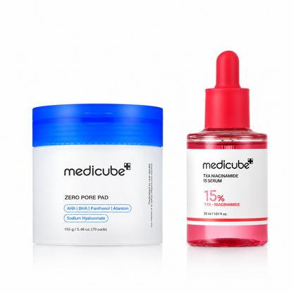 Medicube Set für fettige Haut | 2-Stufen Poren- & Glow-Routine