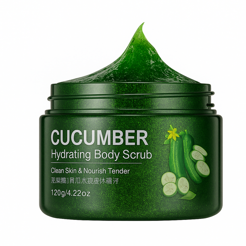 CUCUMBER Body Scrub | Exfoliate and Hydrate