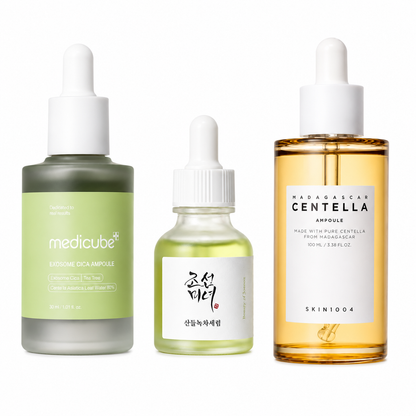 Ever Youth Set für zu Rosacea neigende Haut | 3-Schritte-Beruhigungsroutine