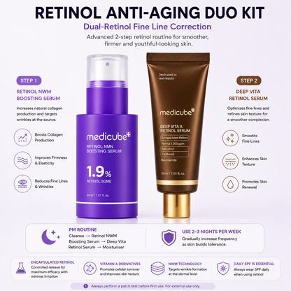 Medicube Retinol Anti-Aging Duo Kit Ever Youth | 2-Schritte-Routine