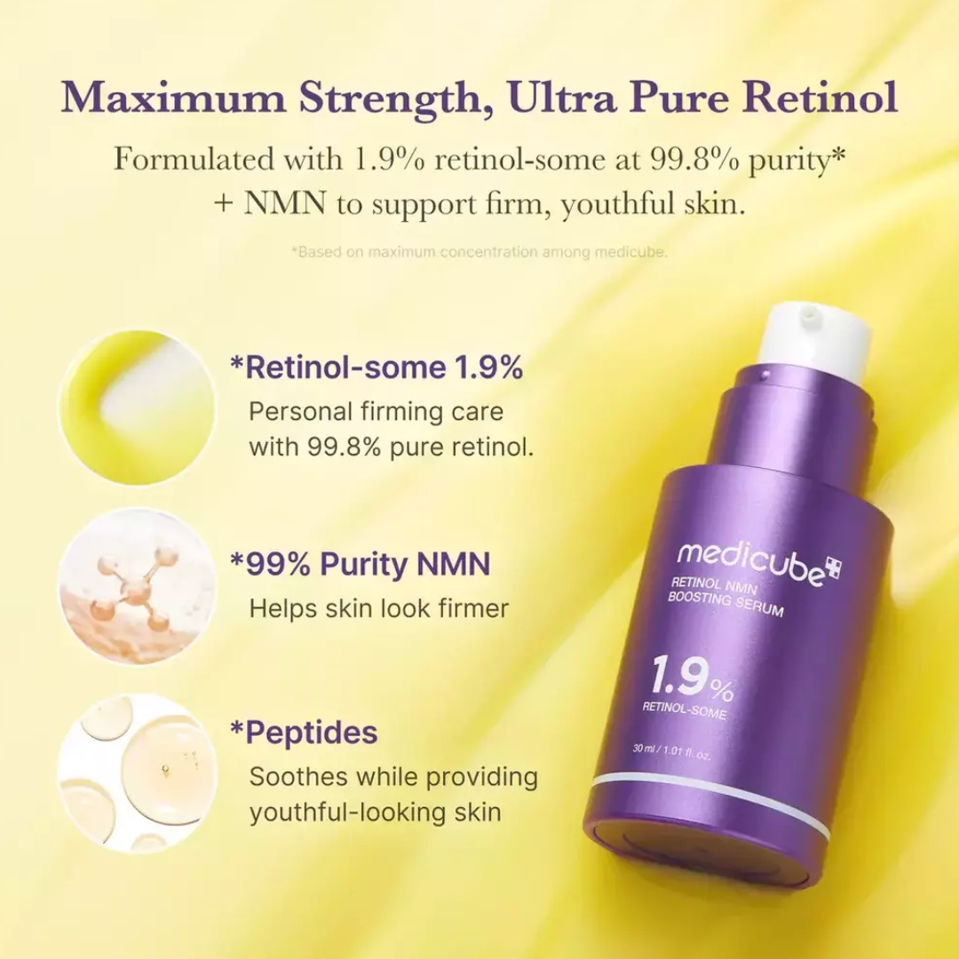 Medicube Retinol NWM Boosting Serum | Steigert die natürliche Kollagenproduktion